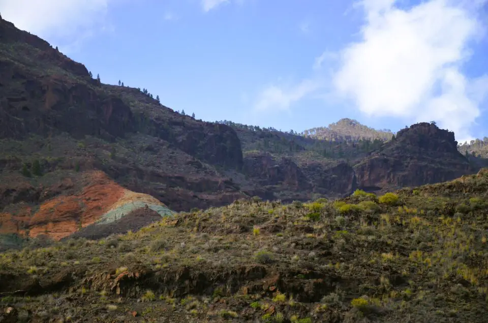 Gran Canaria Sehenswürdigkeiten: Auch die Azulejos de Veneguera sind zu nennen.