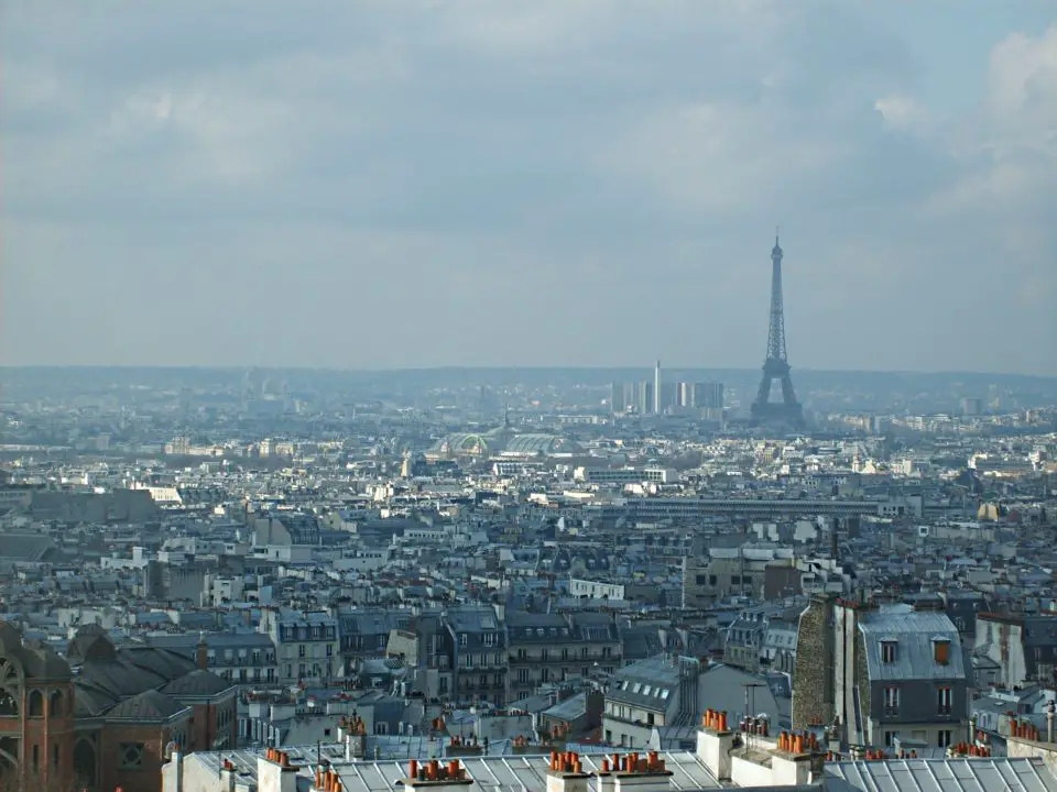 Der Ausblick von einem der schönsten Orte der Welt über Paris
