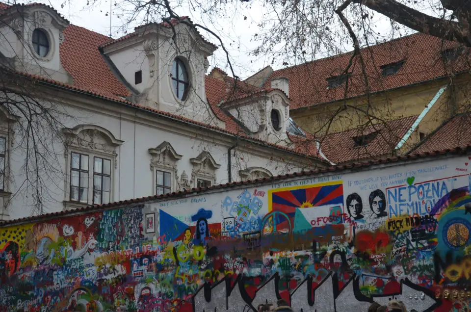 Die John Lennon Mauer war für mich unter den Prag Sehenswürdigkeiten eher kein Highlight.