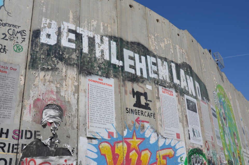 Eine wirklich eindrucksvolle der Bethlehem Sehenswürdigkeiten ist die Separation Wall.