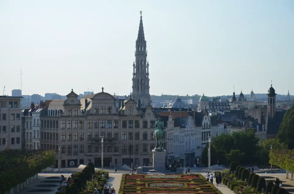 Eine wichtige Station im Brüssel Sehenswürdigkeiten Rundgang ist der Mont des Arts.