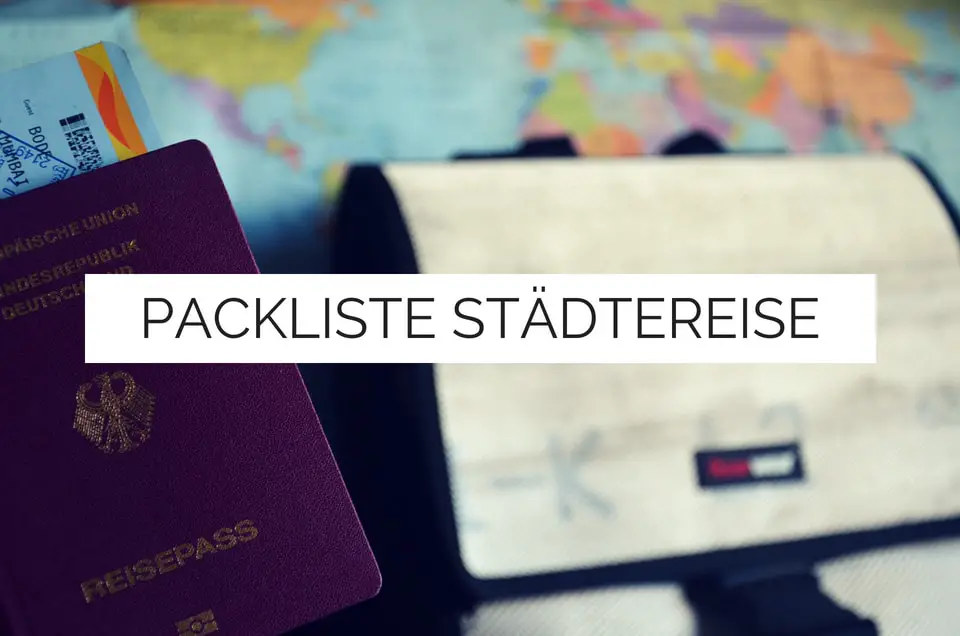 Hier findest du meine Packliste Städtereise. Sie bietet dir zahlreiche nützliche Tipps zu Packtricks und praktischen Reisegadgets und kann dir als Checkliste dienen.