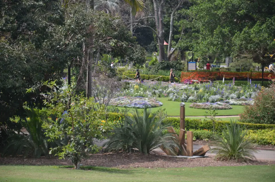 Zu den Brisbane Sehenswürdigkeiten gehören auch die City Botanic Gardens unweit des CBD.