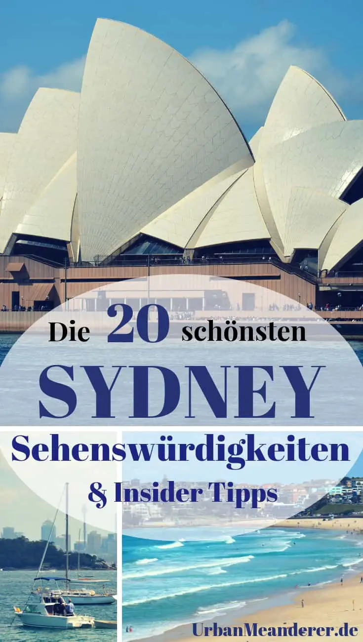 Hier beschreibe ich dir die 20 wichtigsten Sydney Sehenswürdigkeiten und gebe dir Sydney Insider Tipps mit auf die Reise, die dich die schöne Metropole im Detail kennenlernen lassen werden.