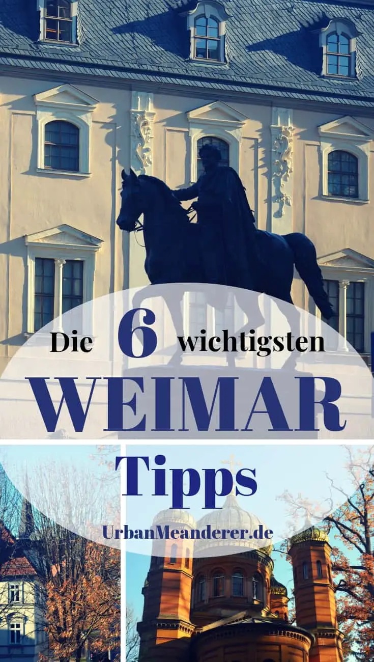 Hier findest du die 6 praktischsten Weimar Reisetipps zu Unterkünften, Anreiseoptionen, Nahverkehr & Co., die dir deine Reiseplanung erheblich erleichtern werden!
