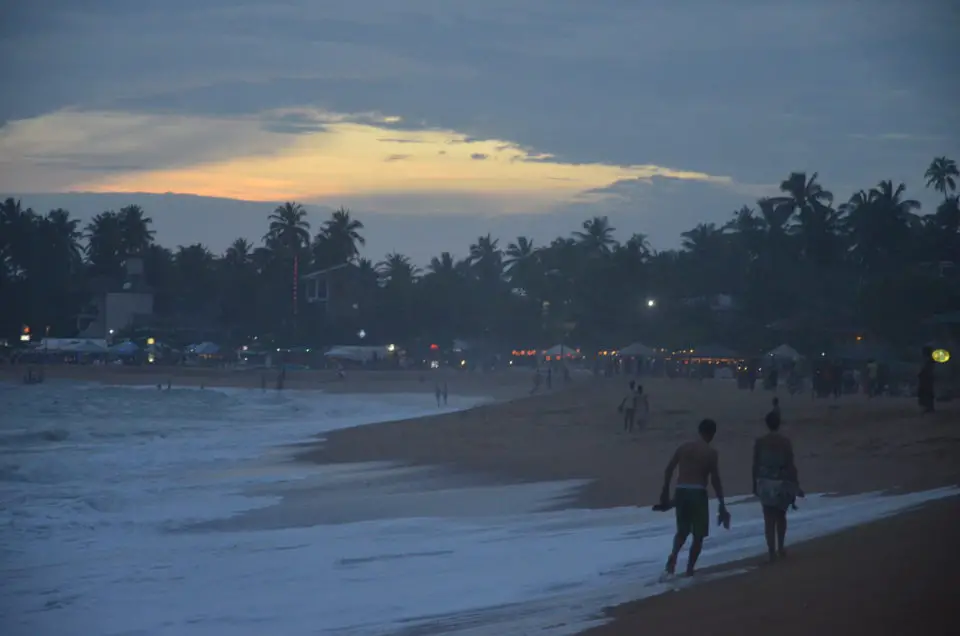 Meine Sri Lanka Route für 3 Wochen führt dich auch zum Unawatuna Beach.