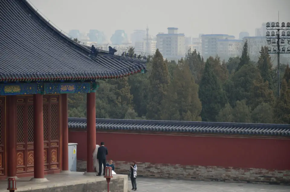Der Himmelstempel gehört nicht mal mehr für Hochzeitsfotos zu den Peking Insider Tipps.