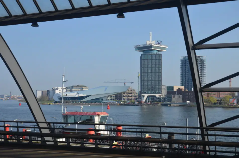 Zu den neueren Amsterdam Sehenswürdigkeiten zählt der A'DAM Lookout.