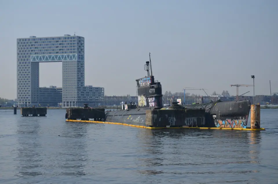 Zu den Amsterdam Insider Tipps bzw. Geheimtipps gehört definitiv das U-Boot an der NDSM-Werft.