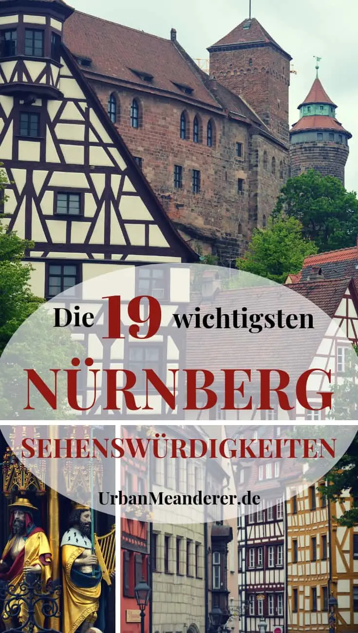 Hier beschreibe ich dir einen praktischen Rundgang entlang der 19 wichtigsten Nürnberg Sehenswürdigkeiten, mit dem dir keines der Highlights der mittelfränkischen Stadt entgeht.