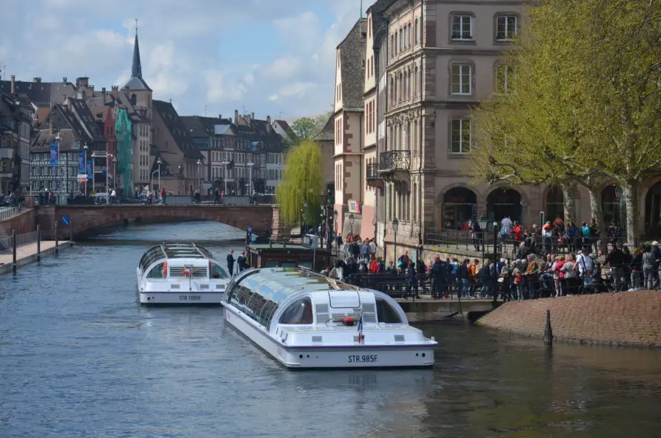 Straßburg Reisetipps wären nicht vollständig ohne Hinweise zu einer Bootsfahrt in Straßburg.