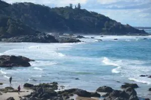Port Macquarie Sehenswürdigkeiten: Zu den Port Macquarie Tipps zählt der Flynn's Beach.