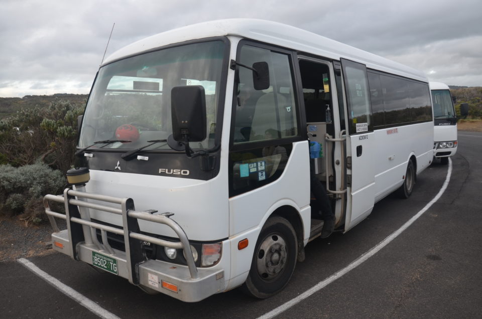 Für eine Great Ocean Road Tour in einer Kleingruppe werden gerne diese Busse eingesetzt.