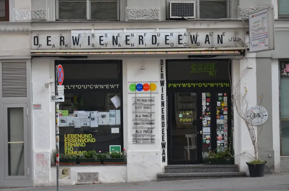 Zu den Wien Geheimtipps kulinarischer Art gehört für mich auch der Wiener Deewan.