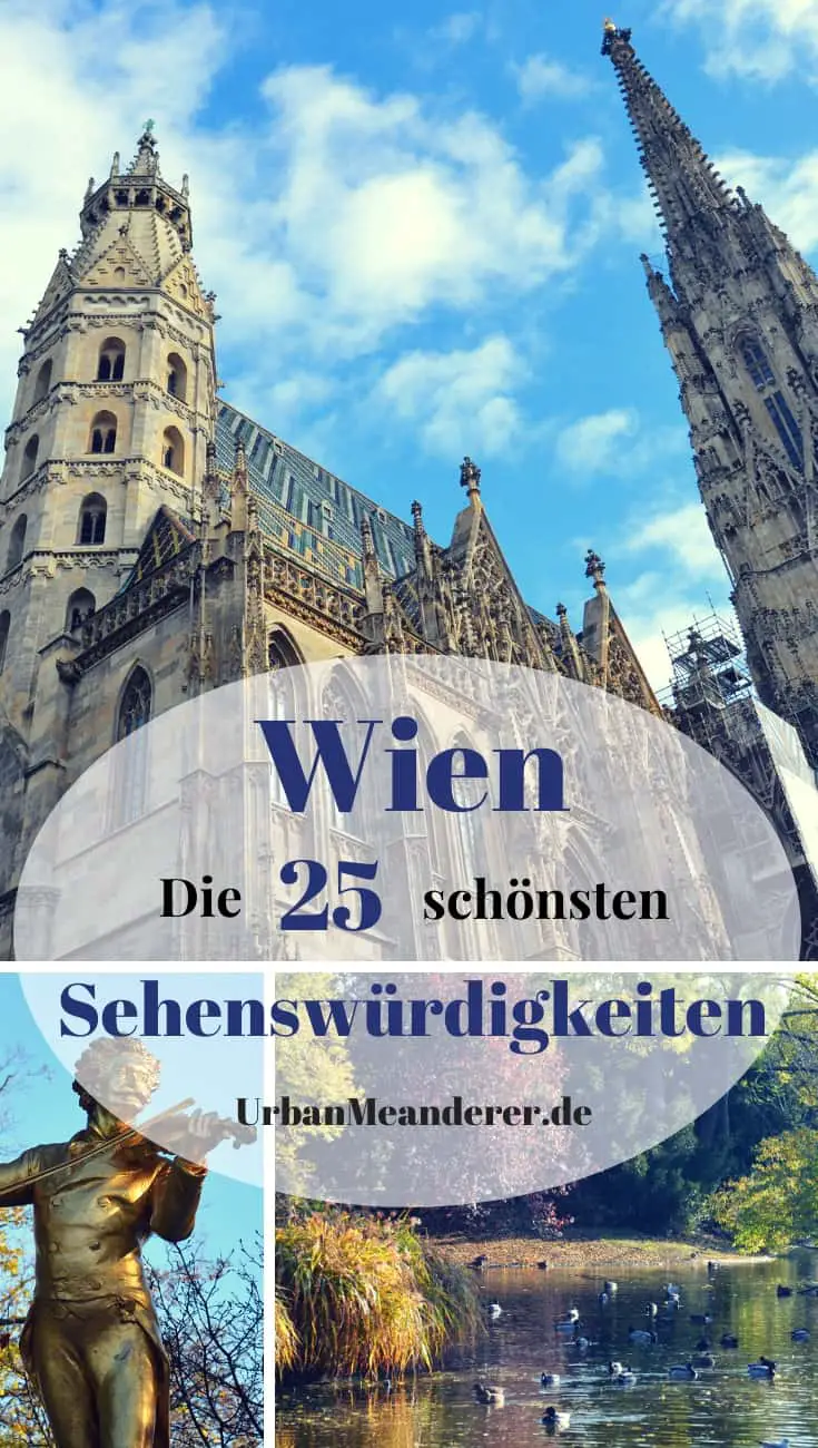 Hier beschreibe ich dir einen praktischen Rundgang, mit dem du die Top 25 Wien Sehenswürdigkeiten - notfalls auch an einem Tag - kennenlernen kannst.