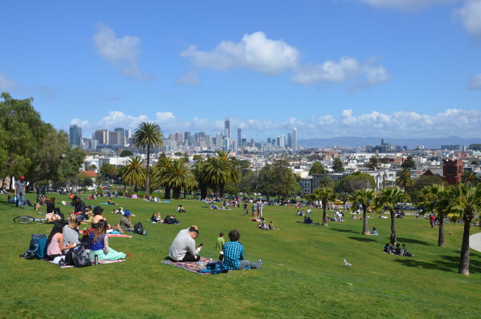Zu San Francisco Insider Tipps gehören auch Hinweise zu den besten Aussichtspunkten, zu denen auch der Dolores Park zählt.