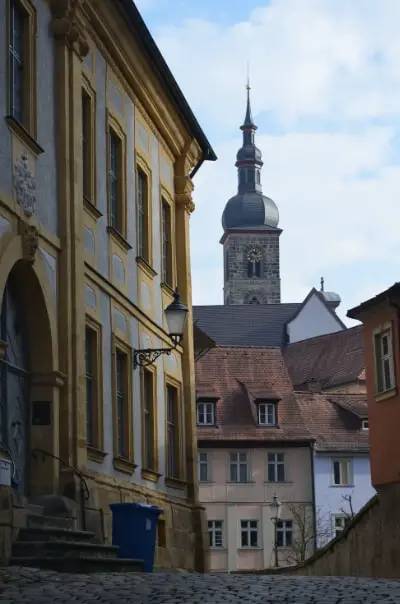 Mein Bamberg Sehenswürdigkeiten Rundgang führte mich auch zur Kirche St. Stephan.