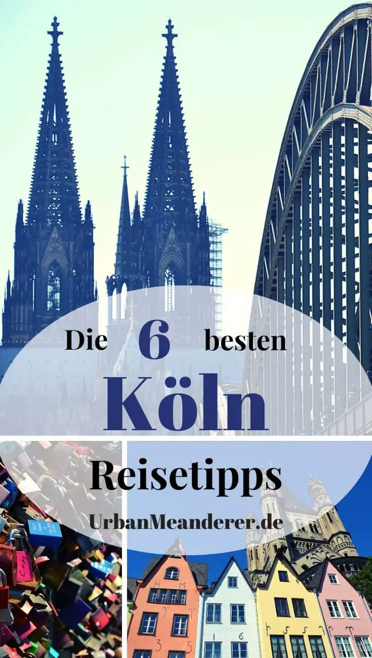 Hier findest du die wichtigsten Köln Reisetipps zu Themen wie Sehenswürdigkeiten, Anreise, Hotels und mehr, sodass du deine Reise optimal planen kannst!