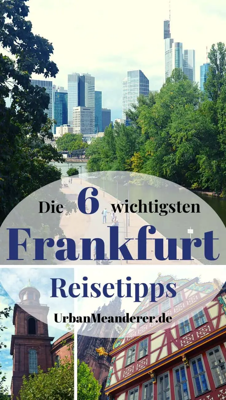 Hier findest du die wichtigsten Frankfurt Reisetipps zu Themen wie den schönsten Sehenswürdigkeiten, zur Anreise, Hotels, Führungen, Nahverkehr & mehr, sodass du das Beste aus deiner Zeit in "Mainhattan" herauskitzeln kannst.