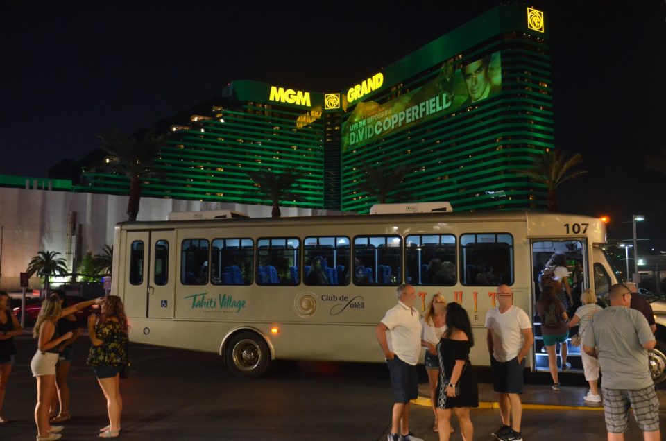 Zu den Las Vegas Hotel Tipps gehören die Shuttlebusse der abseits des Strip gelegenen Hotels.
