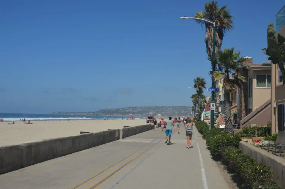 Unter San Diego Insider Tipps ist eine Radtour ab Pacific Beach zu erwähnen.