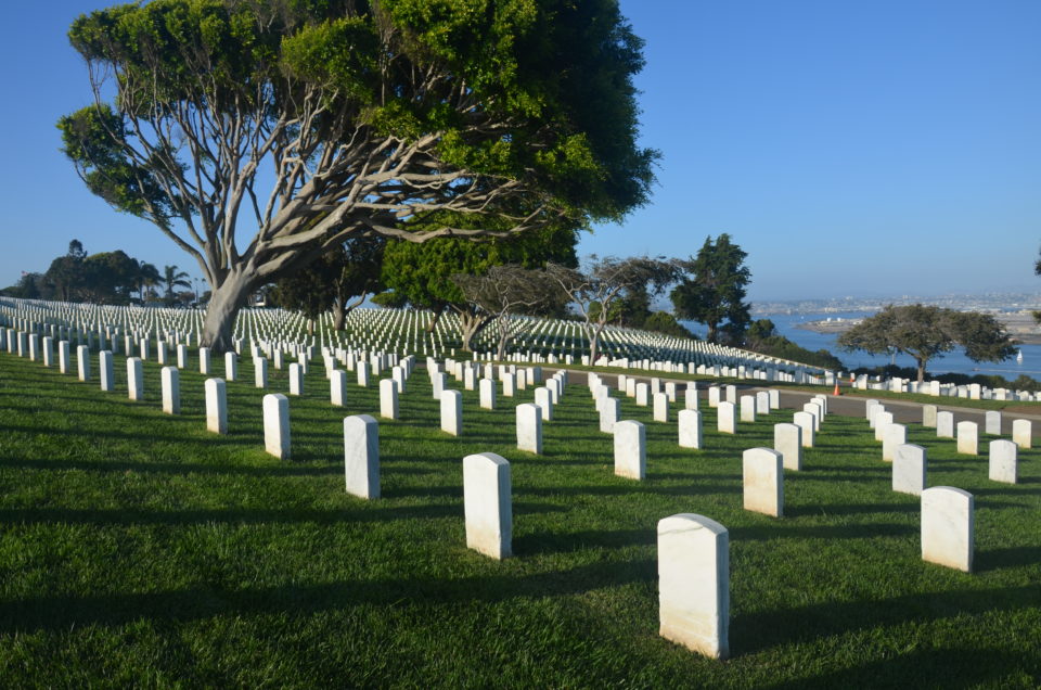Nicht ganz zu den San Diego Geheimtipps gehört der Friedhof in Point Loma.