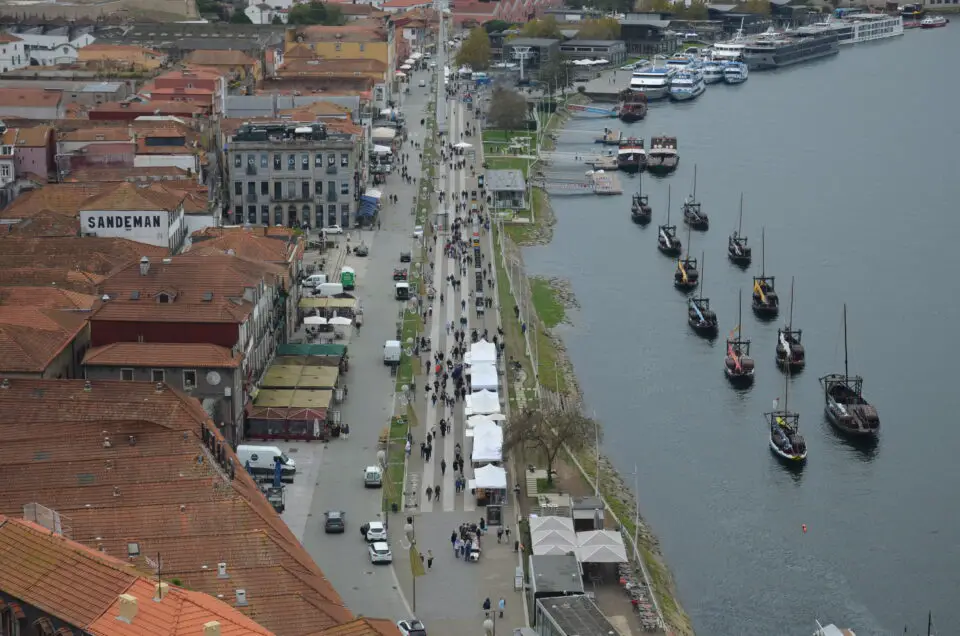 Gehören zu den Porto Sehenswürdigkeiten: die Cais da Ribeira de Gaia.