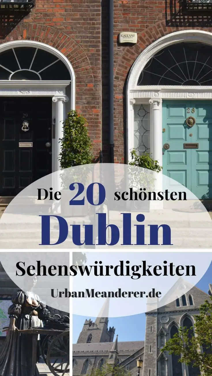 Hier beschreibe ich einen Dublin Sehenswürdigkeiten Rundgang, mit dem du Dublins bekannteste Orte auf praktische Art kennenlernen kannst.