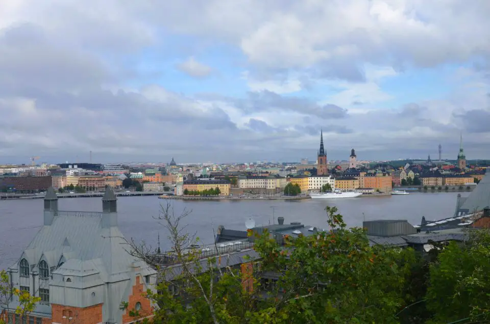 Zu meinen Stockholm Insider Tipps zählt der Ausblick vom Skinnarviksberget.